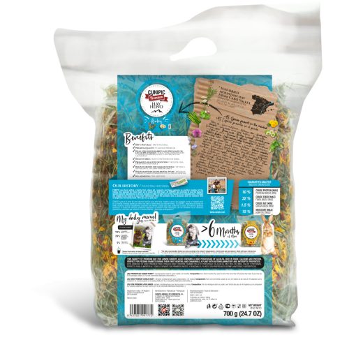 CUNIPIC Prémium széna - BABY - 6 hónapos korig Lucernával és kamillával - 700g