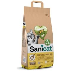   SaniCat Corn Cob - Újrahasznosított kukoricacsutka alom 6l / 2,8 kg