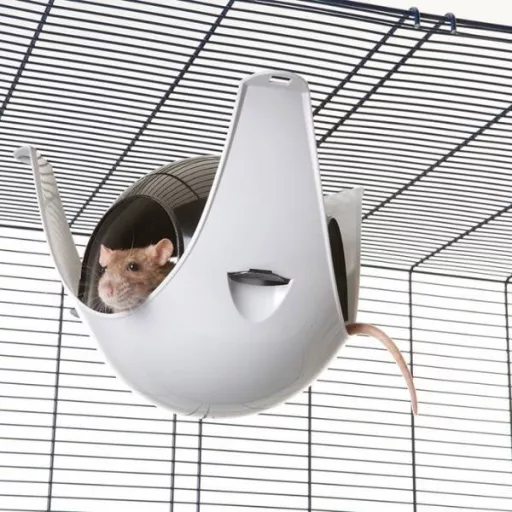 SAVIC Sputnik XL - Műanyag függőodú rágcsálóknak - Fekete-szürke