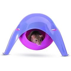   SAVIC Sputnik XL - Műanyag függőodú rágcsálóknak - Pink-lila