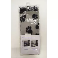   Savic Relax de Luxe Flat Medium függőágy 25 x 30 cm FEKETE/SZÜRKE TAPPANCSMINTÁS