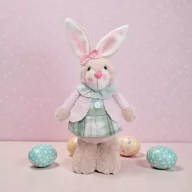 NYUSZISHOP.HU - Dekor plüss nyuszi 40 cm - KISLÁNY
