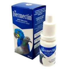 Sh-Ivermectin Spot On csepegtető oldat madaraknak 10ml