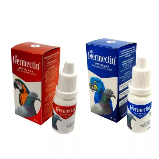 Sh-Ivermectin Spot On csepegtető oldat madaraknak 10ml