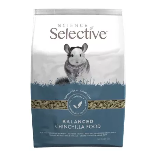 Supreme Science Selective Chinchilla -  csincsillatáp 1,5 kg