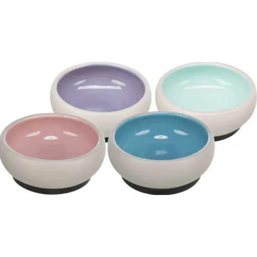 Trixie 25106 Kerámia tál gumitalppal - KÉK ø 11 cm