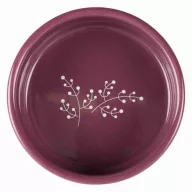   Trixie 25123 Berry kerámia tál - virágmintás 300ml fehér / lila