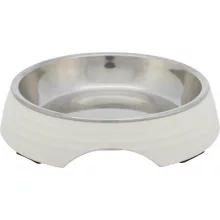 Trixie 25186 Műanyag és rozsdamentes fémtál LAPOS 200 ml