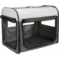   Trixie Soft Kennel Basic - szállító box (XS) - 32x32x47cm - SZÜRKE