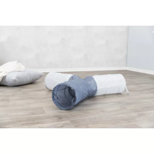 Trixie 4305 Játékalagút - Szürke/sötétszürke 3 × ø 22 × 50 cm