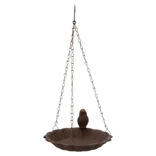 Trixie Bird Bath with bird - kerti madárfürdő (barna) vadmadarak részére (250ml/Ø16cm)