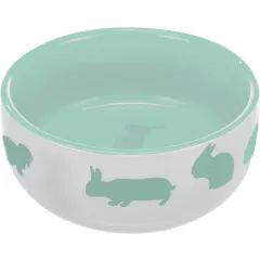 Trixie 60733 Kerámia tál nyulas mintával 250 ml - Türkiz