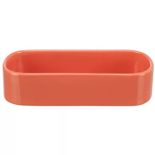 Trixie Ceramic Bowl - Hosszúkás kerámia tál 600 ml - LAZAC