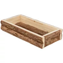 Trixie Feed tray - Etető tálca fából 450 ml/27 × 5 × 13 cm