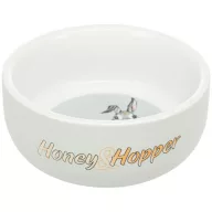 Trixie Honey és Hopper kerámia tál 250 ml - SZÜRKE