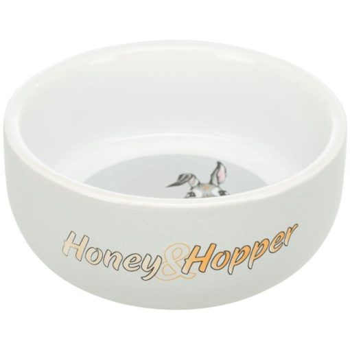 Trixie Honey és Hopper kerámia tál 250 ml - SZÜRKE
