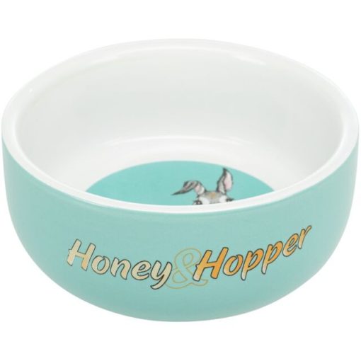 Trixie Honey és Hopper kerámia tál 250 ml - TÜRKIZ