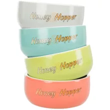 Trixie Honey és Hopper kerámia tál 250 ml - ZÖLD