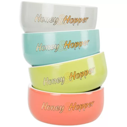 Trixie Honey és Hopper kerámia tál 250 ml - ZÖLD