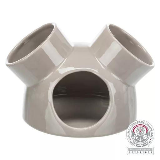 Trixie 61364 Kerámia bújó 3 bejárattal ø 16 cm