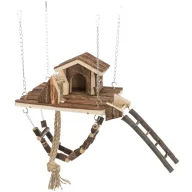   Trixie 6222 Janne Playground - Fából készült játszótér egerek és hörcsögök részére (26x22cm)