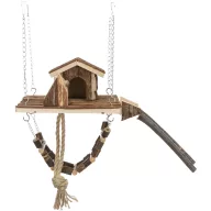   Trixie 6222 Janne Playground - Fából készült játszótér egerek és hörcsögök részére (26x22cm)