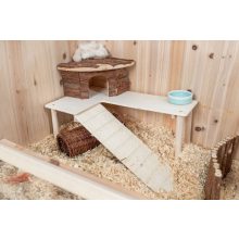 Trixie Natural Living Platform - Fa elem rámpával 47 x 25 x 30 cm