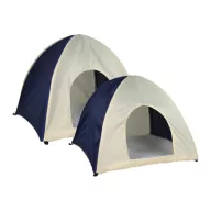   Trixie 62683 WigWam Indián sátor nyusziknak  37×35×37 cm - KÉK/BÉZS
