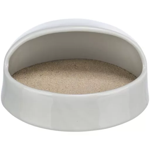 Trixie Sand bath with platform - Homok fürdető 20 × 10 × 16 cm - SZÜRKE