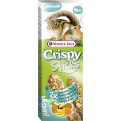   Versele Laga Crispy Sticks - Ropogós rudak MÓKUSOKNAK egzotikus gyümölcsökkel 2 x 55 g