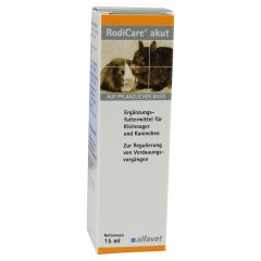   RodiCare® Akut - Gyors segítség rágcsálóknak emésztési panaszok esetén 15 ml