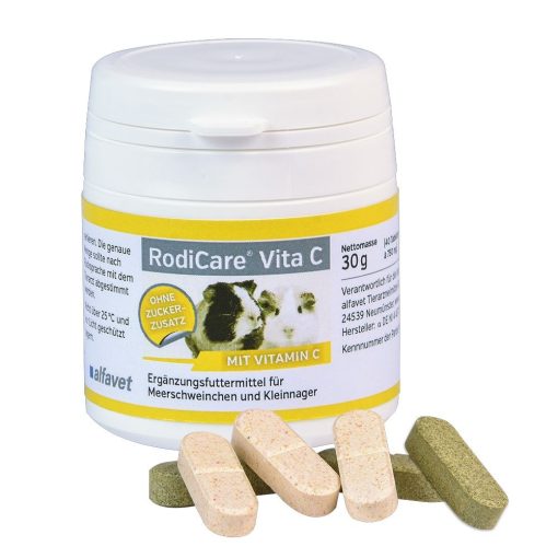 RodiCare® Vita C - ízletes C-vitamin rágótabletta tengerimalacoknak 30g