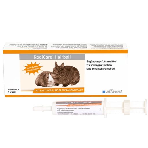 RodiCare® Hairball - Szőrgolyó elleni paszta nyulaknak és tengerimalacoknak 3x12g